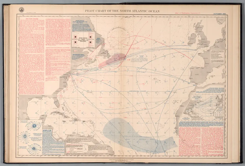 Pilot chart of the North Atlantic Ocean : October, 1893.