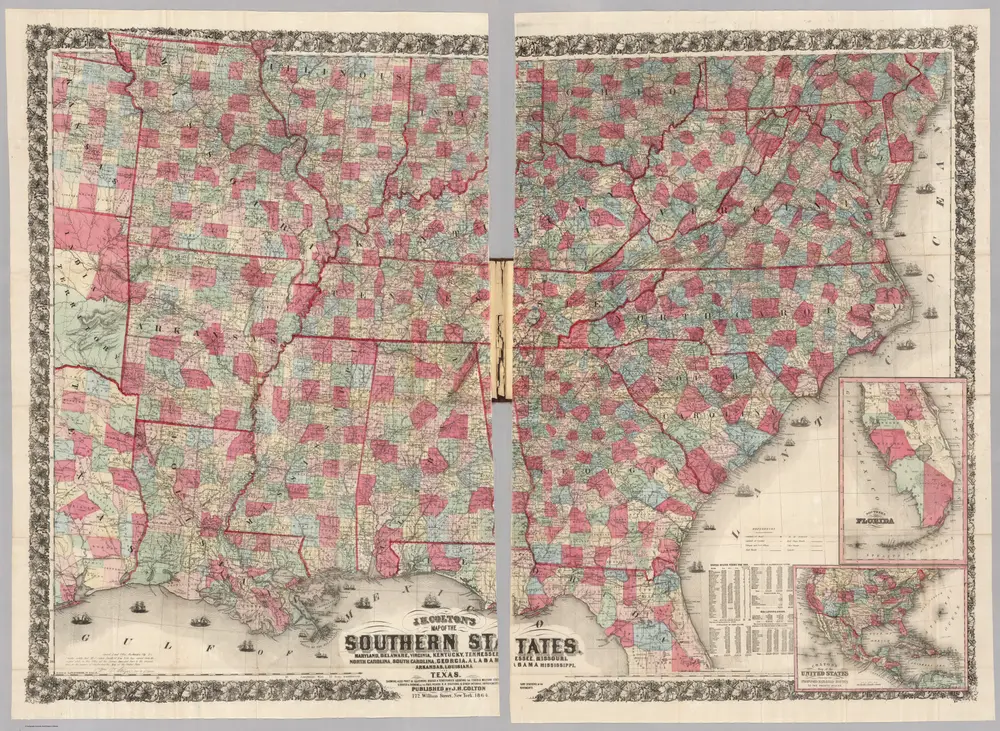 Map Of The Southern States