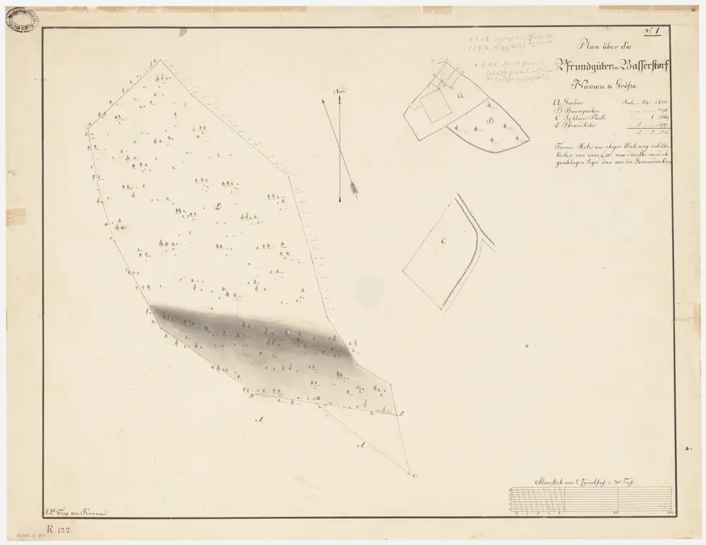 Bassersdorf: Pfrundgüter mit Pfarrhaus; Grundrisse (Nr. 1)