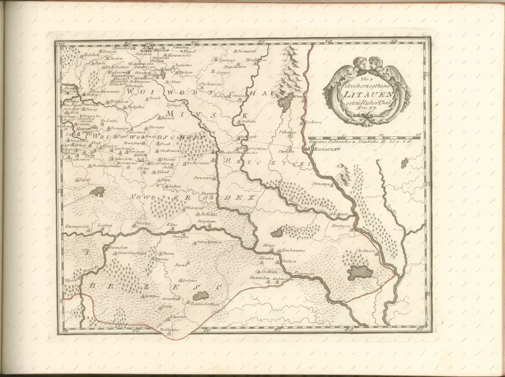 mapa z atlasu "Schauplatz der fünf Theile der Welt :"