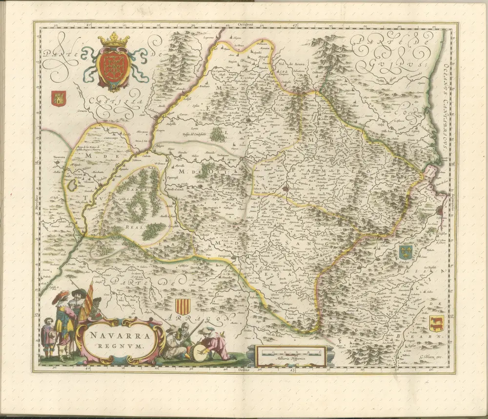 mapa z atlasu "Theatrvm orbis terrarvm, Sive Atlas novvs. Pars Secvnda."