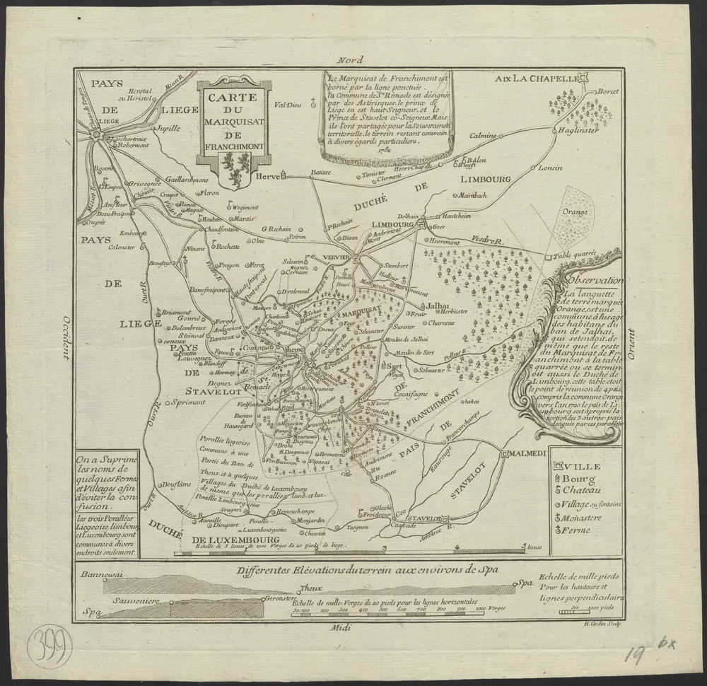 Carte du Marquisat de Franchimont