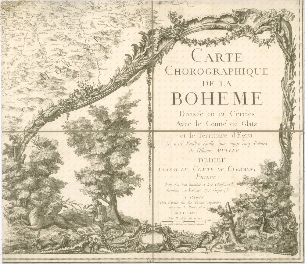 Carte chorographique de la Boheme…