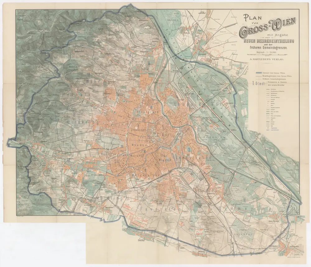 Plan von Gross-Wien