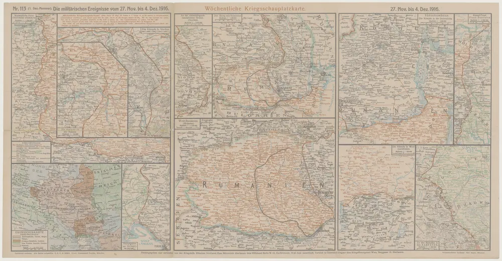 Wöchentliche Kriegsschauplatzkarte