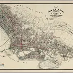 Map Of Oakland And Vicinity