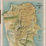 The "Chevalier" Commercial, Pictorial and Tourist Map of San Francisco