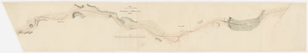 Dinhard, Seuzach, Winterthur: Projektierte Strasse von Welsikon über Seuzach bis Zelgli nördlich von Veltheim; Situationsplan (Blatt II)