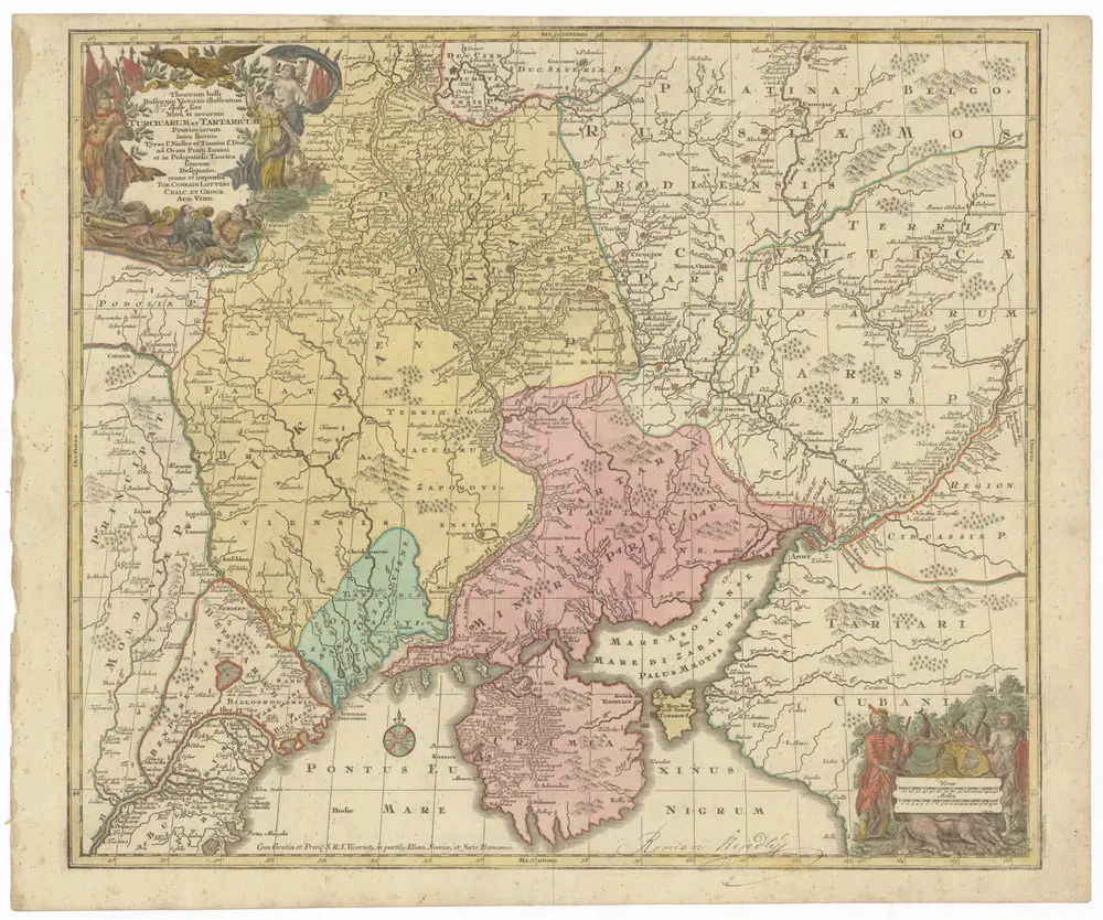 Theatrum belli Rußorum victoriis illustratum sive nova et accurata Turcicarum et Tartaricum provinciarum intra fluvios Tyras s. Niester et Tanaim s. Don, ad oram Ponti Euxini et in Pelopon[n]eso Taurica sitarum