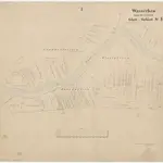 Fällanden bis Wallisellen: Greifensee bis zum Neugut in Wallisellen, projektierte Glattkorrektion; Grundrisse (Glatt-Gebiet Nr. 3): Blatt II: Glatt bei den Glattwiesen in Schwerzenbach; Grundriss (Glatt-Gebiet Nr. 3)