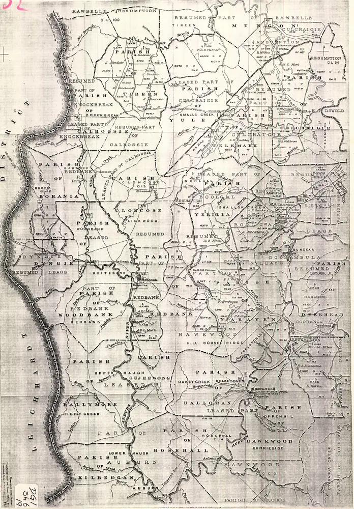 Burnett 2 Mile map DG1 series sheet 6