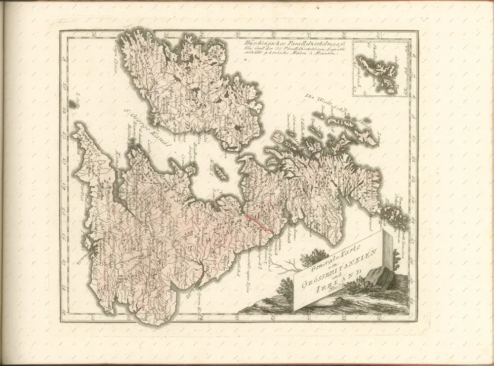 mapa z atlasu "Schauplatz der fünf Theile der Welt :"