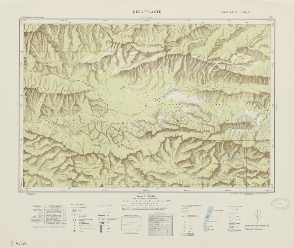 Kebarvlakte / Topografische Dienst