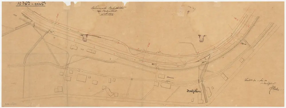 Wildberg, Turbenthal: Töss von oberhalb bis unterhalb Hutzikon; Situationsplan (Töss-No. 71)