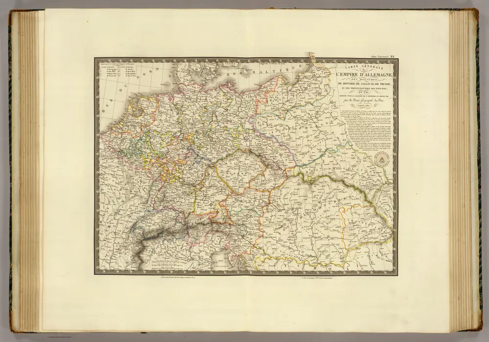 Empire d'Allemagne, Hongrie, Gallicie, Prusse, Provinces-Unies de Pays-Bas; en 1789.