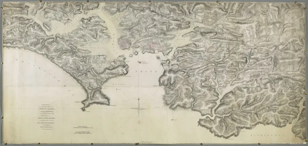 The SOUTH PART of An Accurate Survey and Measurement Of PLYMOUTH and DOCK TOWNS