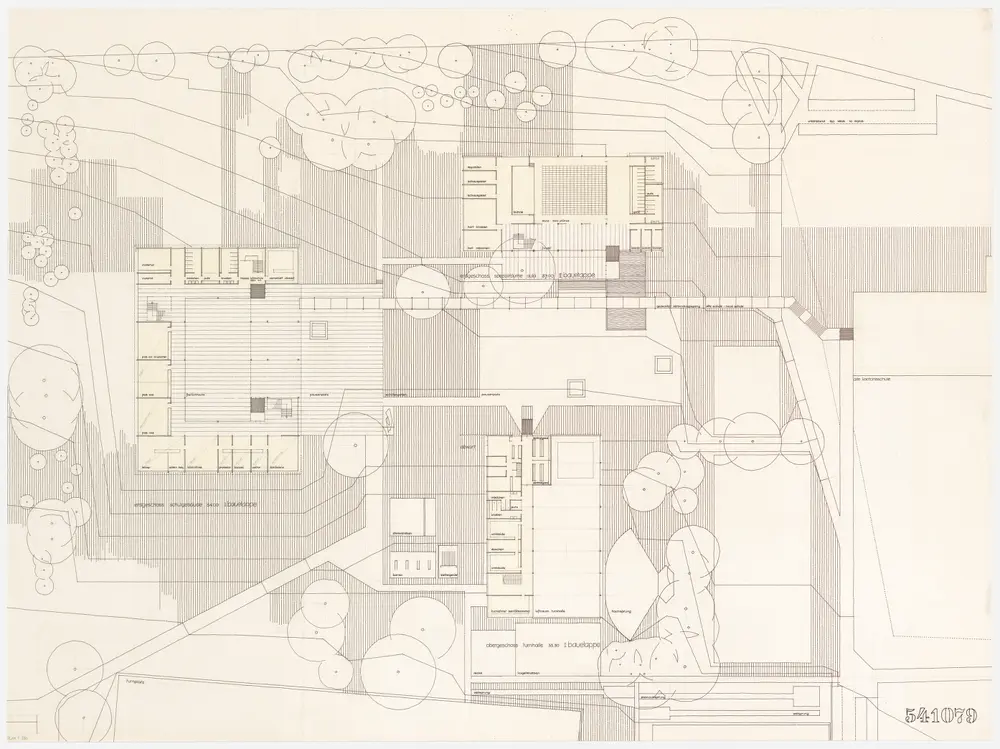 Winterthur: Erweiterung der Kantonsschule; Projekt 541079; Erdgeschoss; Grundriss