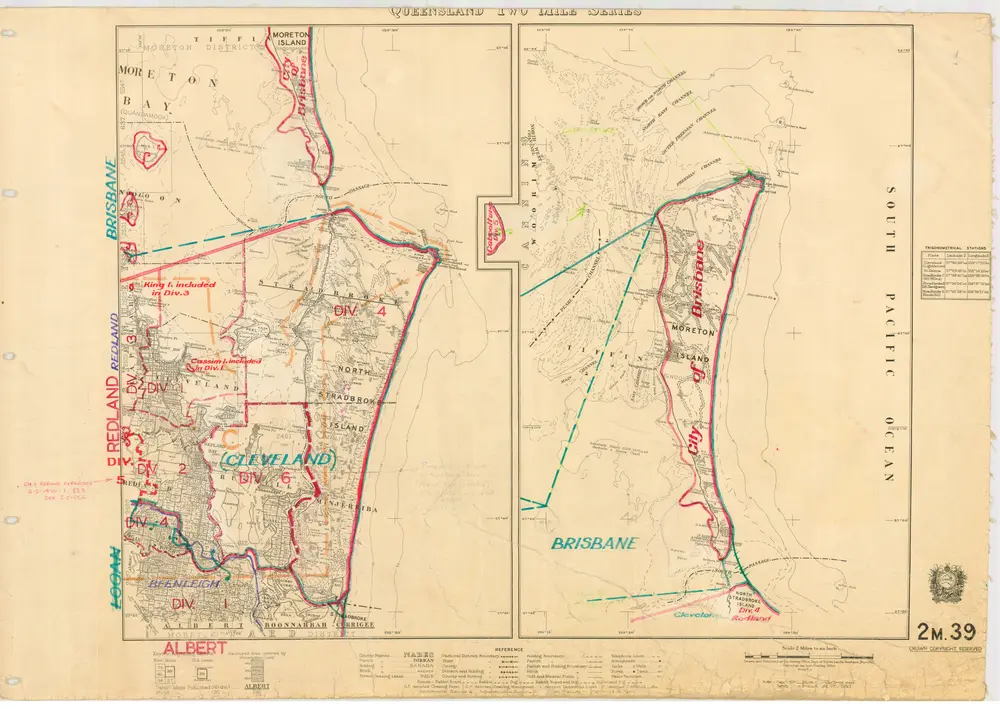 Queensland Two Mile series sheet 2m39