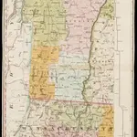 Map exhibiting the Farmington & Hampshire & Hampden canals, together with the line of their proposed continuation through the Valley of the Connecticut River to Canada