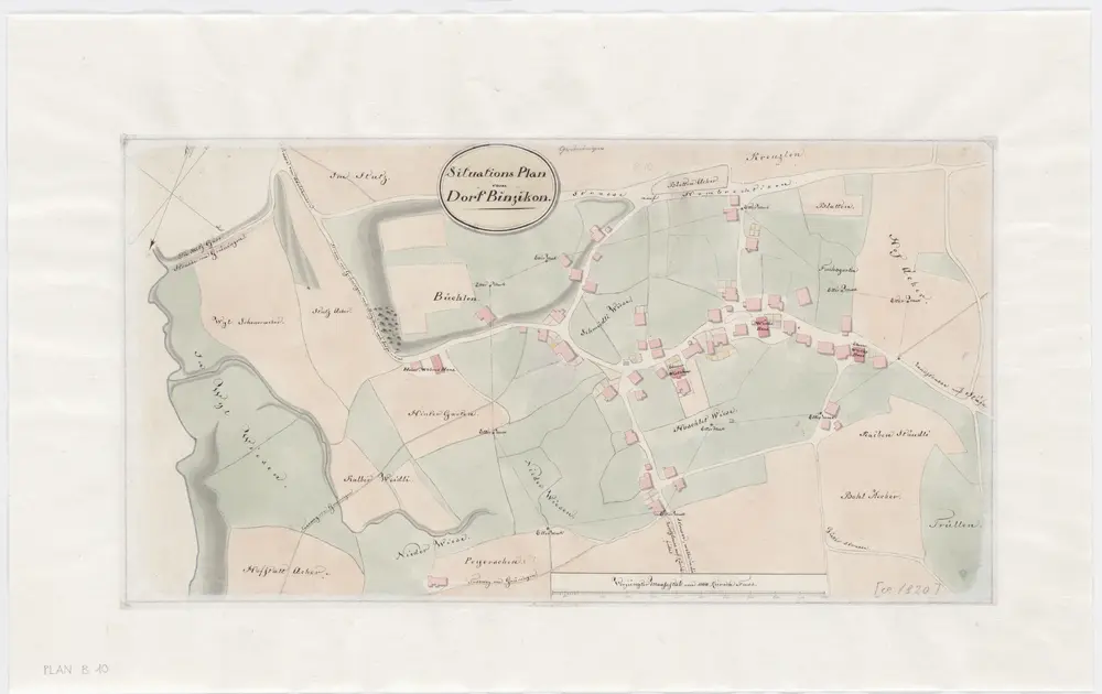 Grüningen: Binzikon; Situationsplan