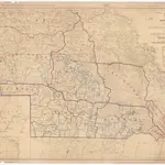 Sketch map shewing rabbit board districts and rabbit proof fence, Queensland