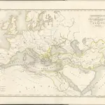 mapa z atlasu "Historisch-geographischer Atlas zu den Lehrbüchern der Weltgeschichte"