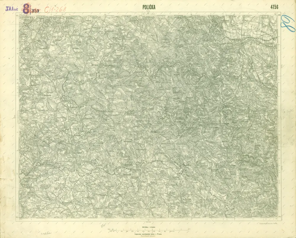 III. vojenské mapování 4156