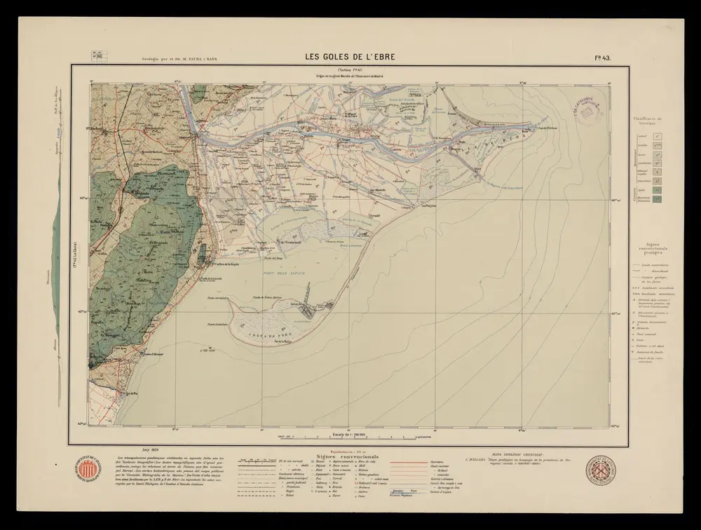 Mapa geològic de Catalunya 1:100.000