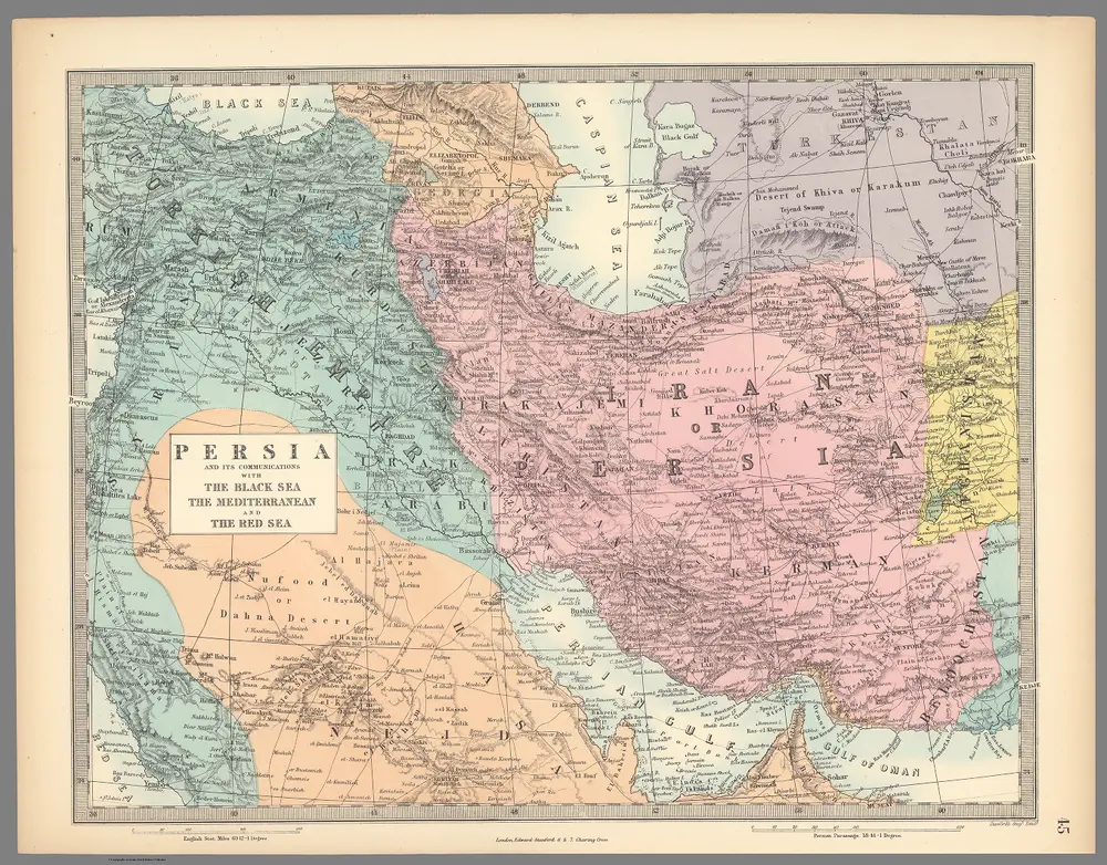 Persia with Part of the Ottoman Empire.