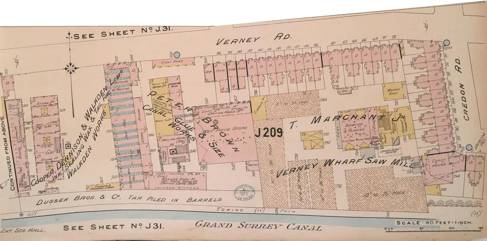 London South East Vol. J: sheet 32-3