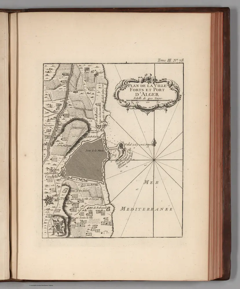 Plan de la Ville Fort et Port d'Alger