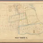 Section V.  San Francisco. Map of Western Addition, Land Claims.