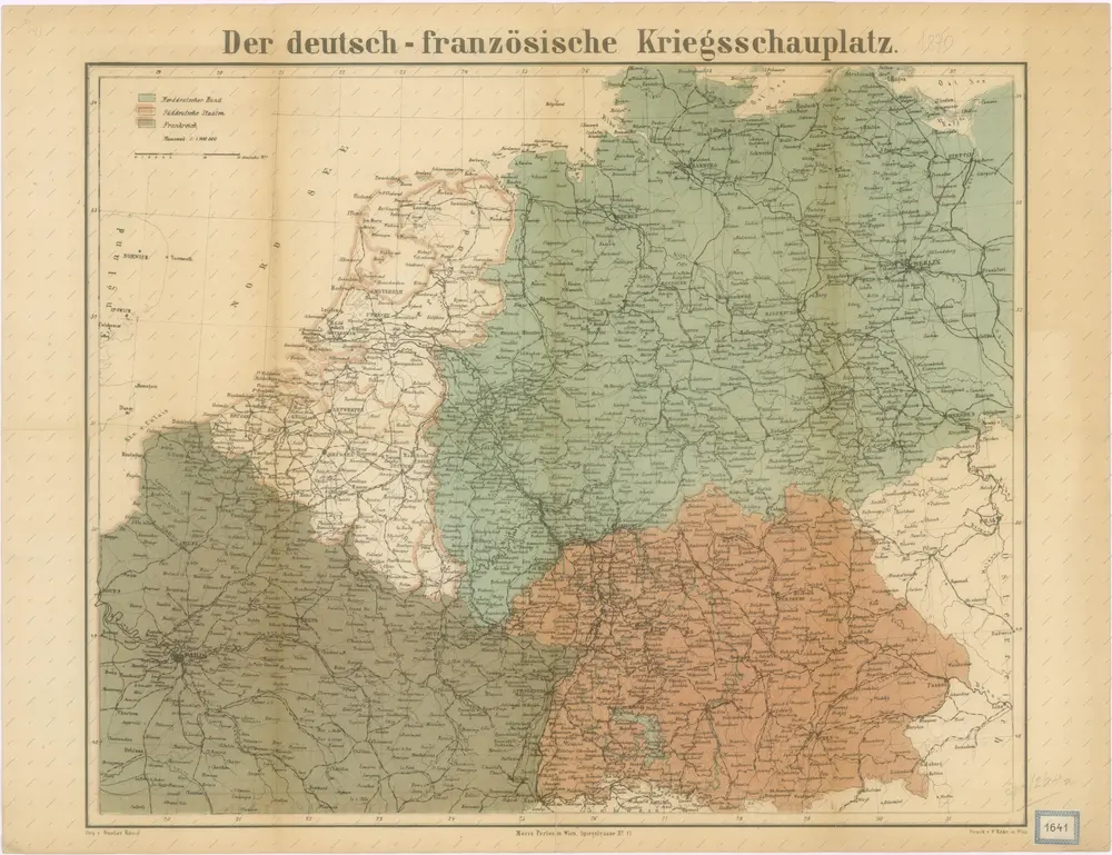 Der deutsch-französische Kriegsschauplatz