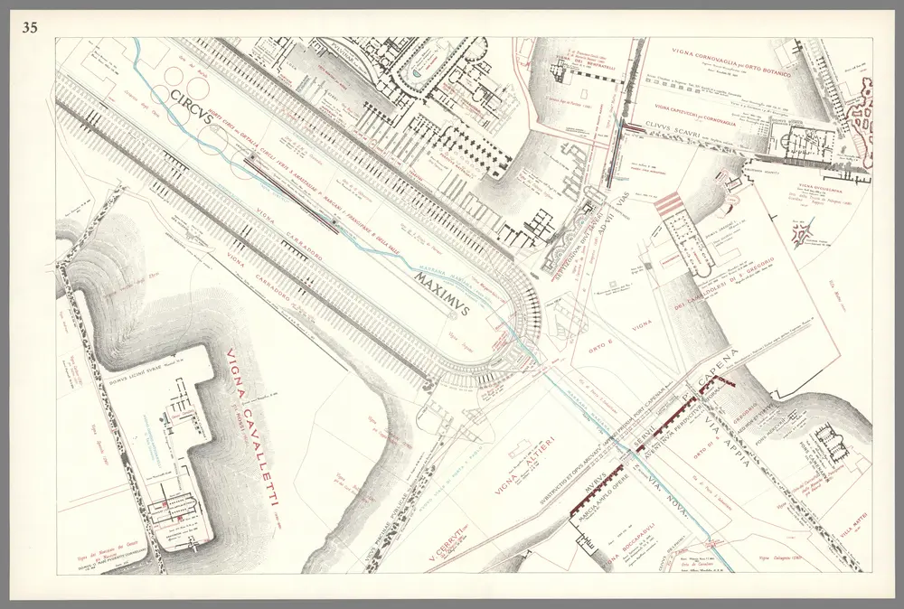 Sheet 35: Forma Urbis Romae.