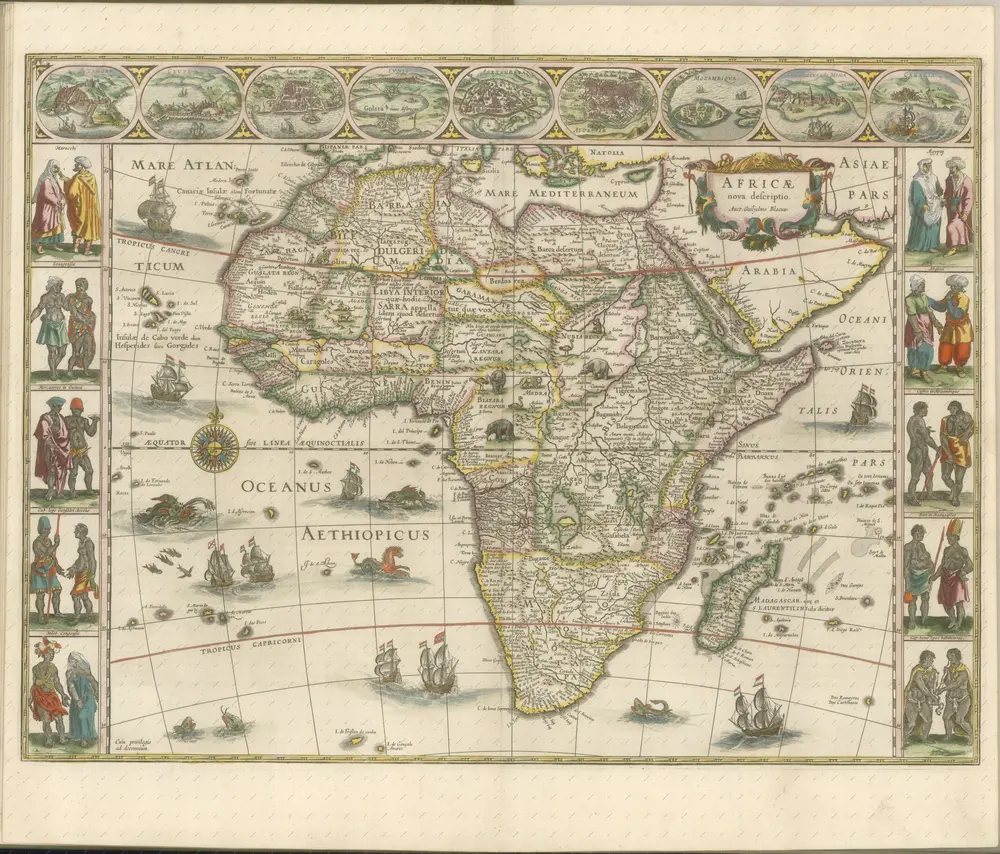 mapa z atlasu "Theatrvm orbis terrarvm, Sive Atlas novvs. Pars Secvnda."