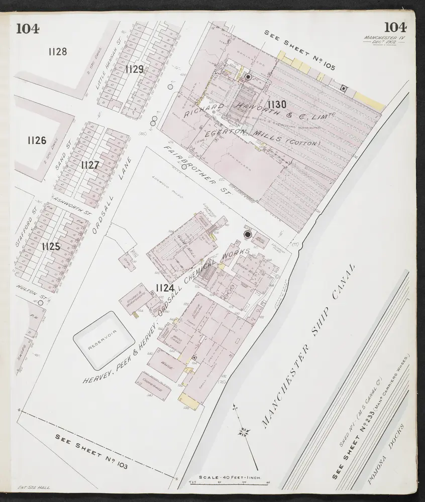 Insurance Plan of the City of Manchester Vol. IV: sheet 104