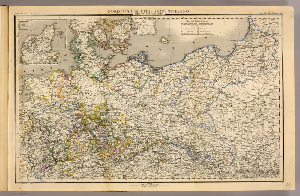 Nord- u. Mittel-Deutschland, nebst Daenemark.