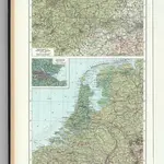 69.  North France, South West Belgium, Netherlands.  The World Atlas.