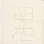 Rickenbach: Pfarrhaus, 1. und 2. Stock; Grundrisse (NBr. 4)