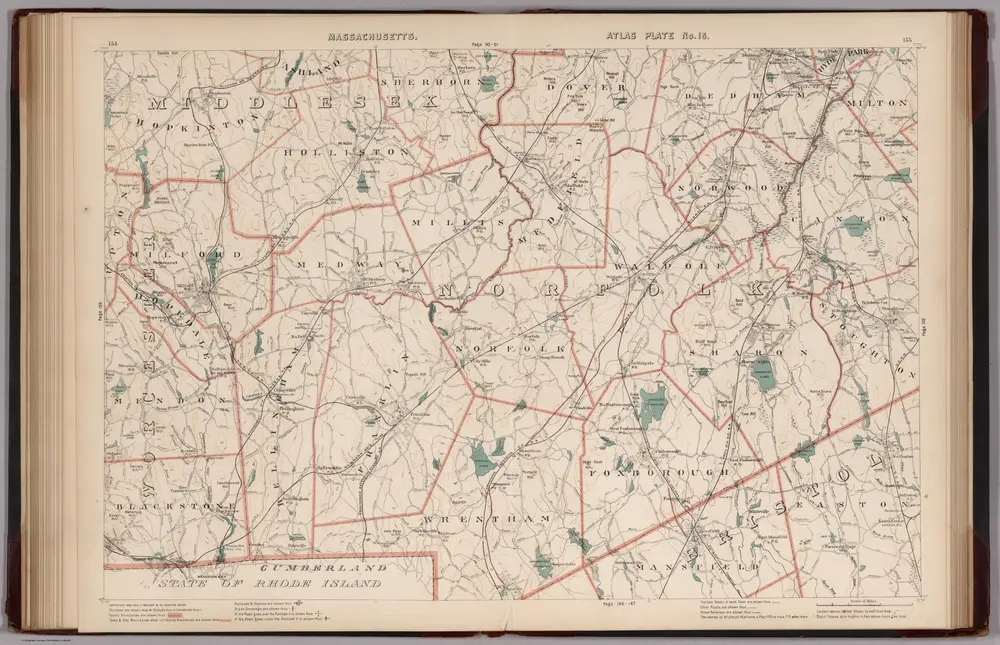 Massachusetts.  Atlas Plate No. 15.