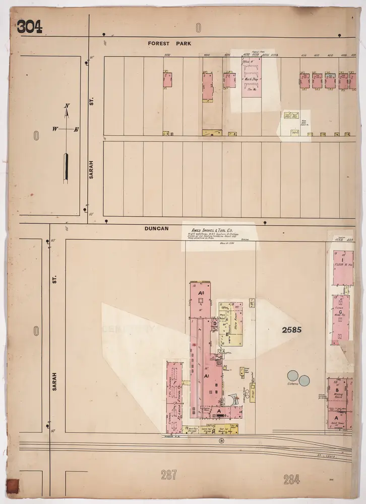 A. Whipple & Co.'s insurance map of St. Louis, Mo