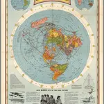 Air Age Map of the World.  A Polar Projection.