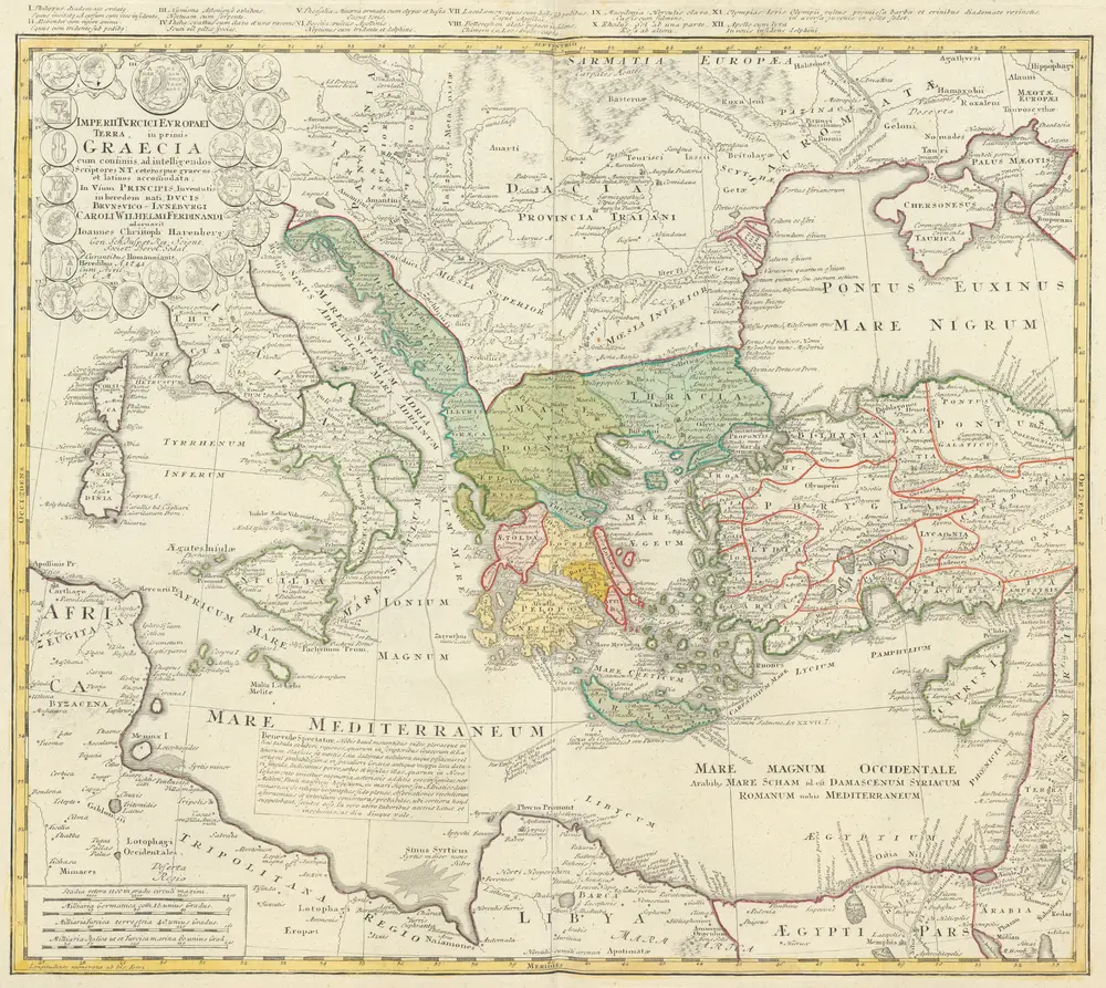 Imperii Turcici Europaei Terra, in primis Graecia cum confiniis [...] [Karte], in: [Atlas factice], S. 207.