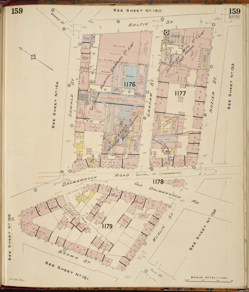 Insurance Plan of Glasgow Vol. IV: sheet 159