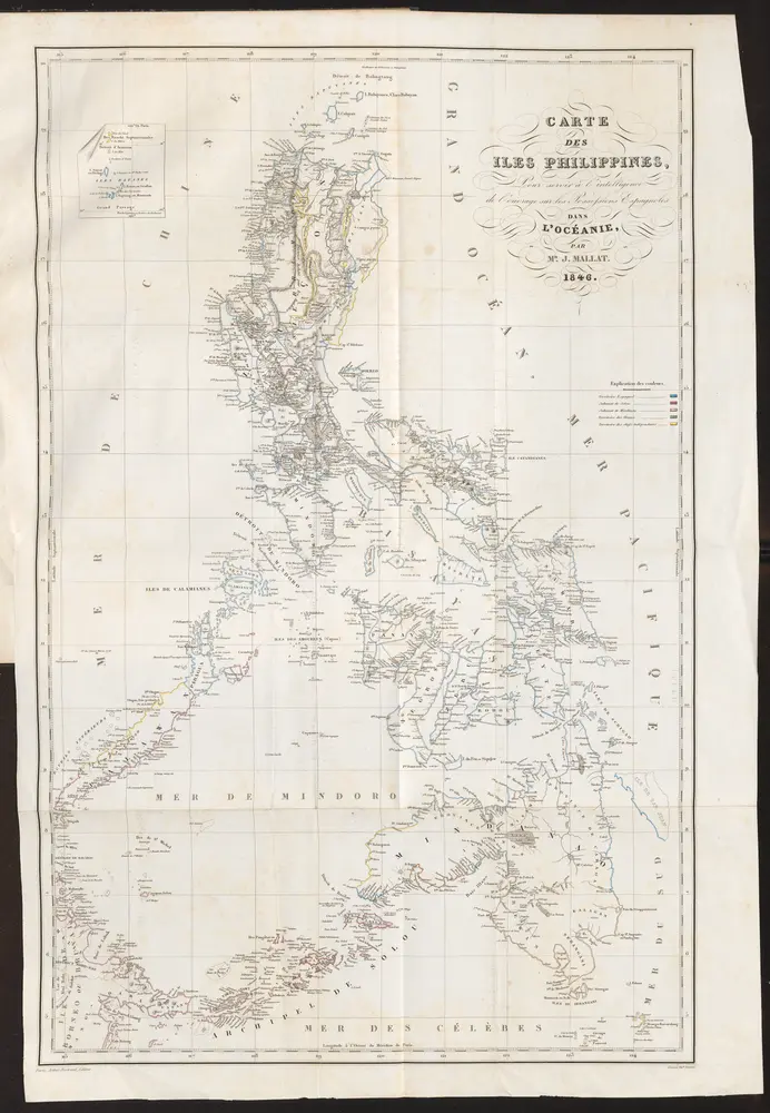 Carte des Iles Philippines