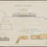 Plattegrond der Kaden voor de Zeilvaart. Voor de Stoomvaart [Haven van Curaçao Plaat XVIII]