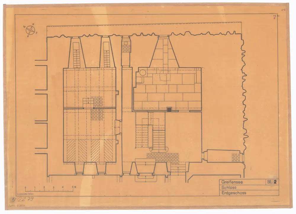 Schloss Greifensee: Erdgeschoss; Grundriss