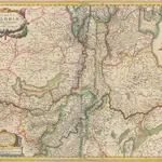 Ducatus Geldriae novissima descriptio. [Karte], in: Gerardi Mercatoris et I. Hondii Newer Atlas, oder, Grosses Weltbuch, Bd. 1, S. 407.