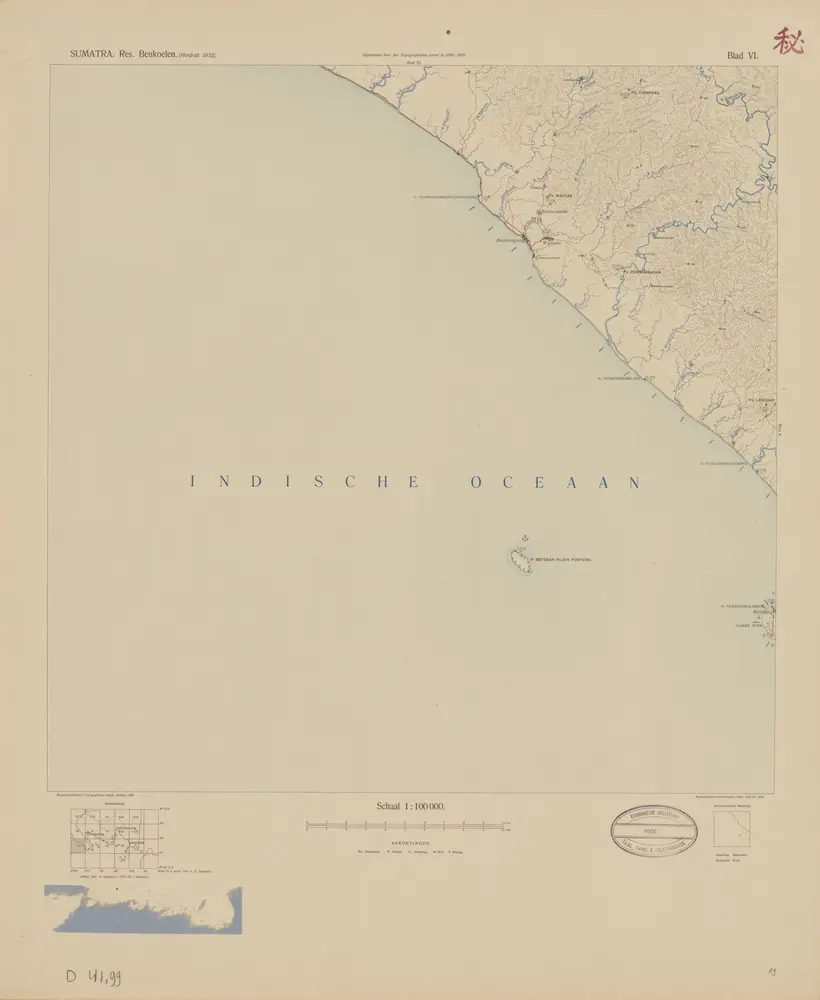 [Bandaragoeng] / opgenomen door den Topografischen Dienst in 1908-1909