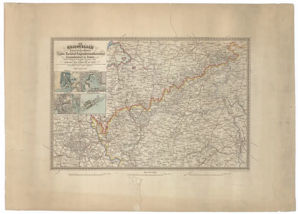 Die Heilquellen im Nordwesten von Böhmen